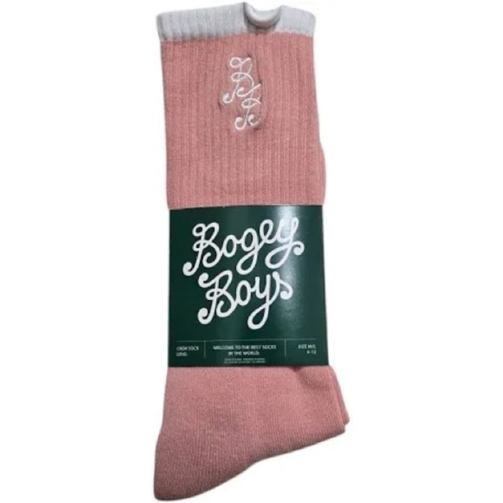 Bogey Boys by Macklemore Pastel Pink Purple Golf Socks Preppy Retro Colorful